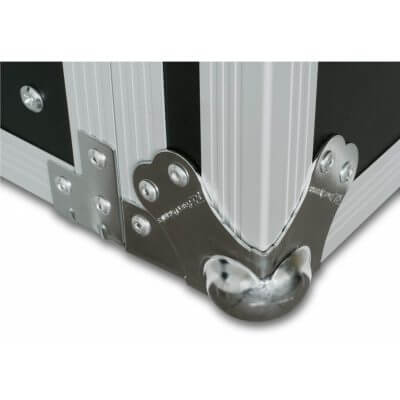 Power Dynamics PDFU12 19-Inch Mixer Flightcase 12U providing durable and portable protection for mixers and controllers.