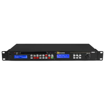 Power Dynamics PDC-60 CD/USB/AM-FM Tuner/DAB+ Media Audio Player in a 1U rack format.