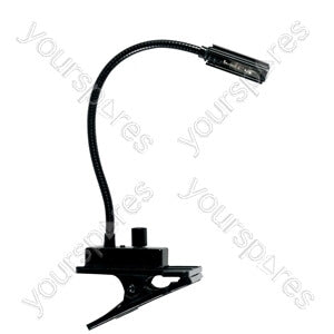 Citronic Gooseneck Lamp Clip with Dimmer, showcasing a versatile lighting solution for various settings.