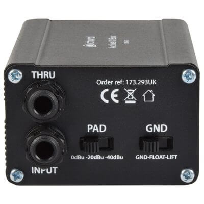 CHORD DI-A1 Active DI Box with Noise Filter for high impedance to low impedance conversion