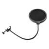 VONYX CMS400B Studio Set featuring a gold condenser microphone with an adjustable stand and pop filter.