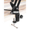 VONYX CMS400B Studio Set featuring a gold condenser microphone with an adjustable stand and pop filter.