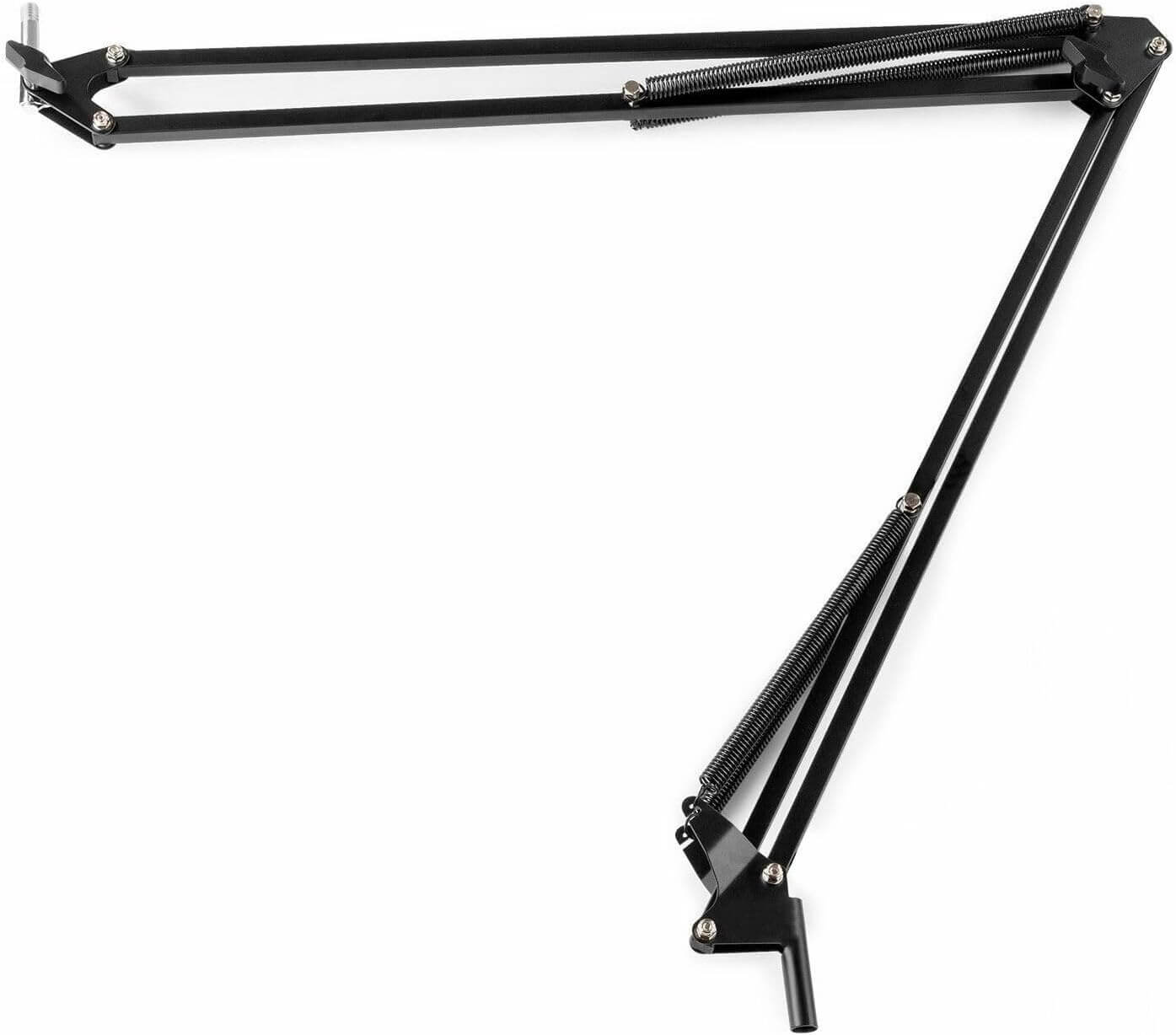 VONYX CMS300B Studio Set featuring a black USB condenser microphone with an adjustable stand and pop filter.
