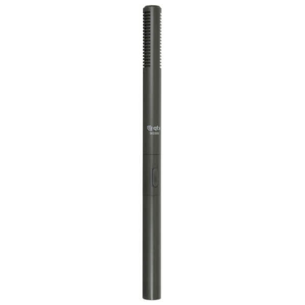 QTX SG350 Long Shotgun Microphone featuring switchable cardioid and hypercardioid pickup patterns.