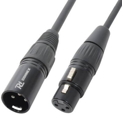PDC CX35-0.5 Professional XLR Signal Lead, XLR Male to XLR Female, 0.5M length