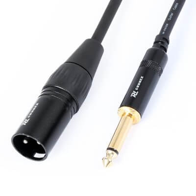 PDC CX131 signal lead featuring XLR male connector to 6.3mm jack male connector.