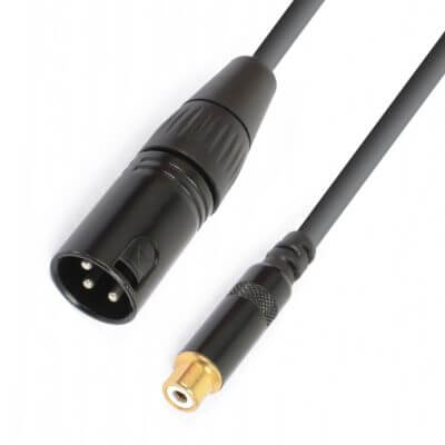 PDC CX134 Signal Lead XLR Male to RCA Female 0.15M high quality audio cable