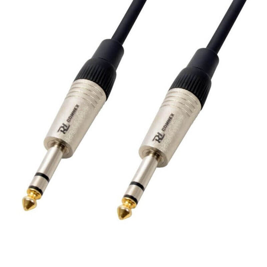 Power Dynamics CX80-6 Signal Lead, a 6.3mm stereo to 6.3mm stereo cable, 6 meters long.