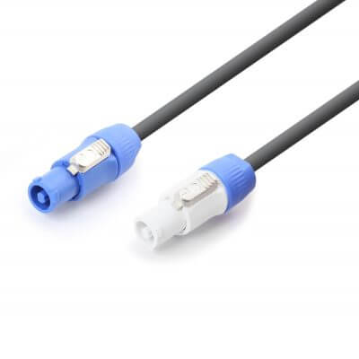 PDC CX15-5 Power Connector Extension Cable 5M - Powercon B to A, showcasing the product design and features.