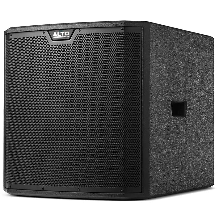 QTX QLB15A Active Subwoofer, 15-inch, 1000W Max, designed for powerful bass suitable for DJs and events.