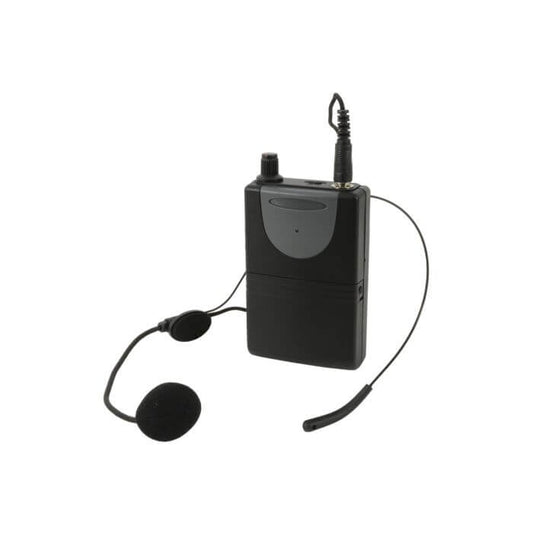 QTX QHS-175.0 VHF Beltpack with Neckband Microphone designed for QRPA & QXPA at 175.0MHz.