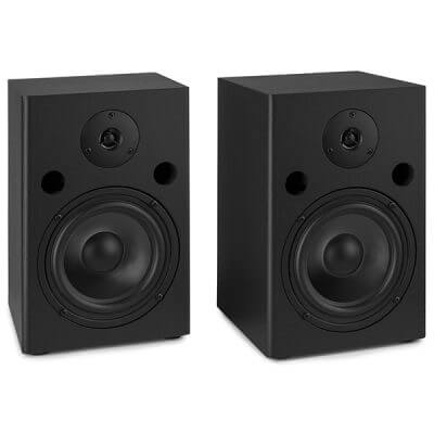 VONYX SM65 Active Studio Monitor 6.5 inch speakers, ideal for home recording and mixing.