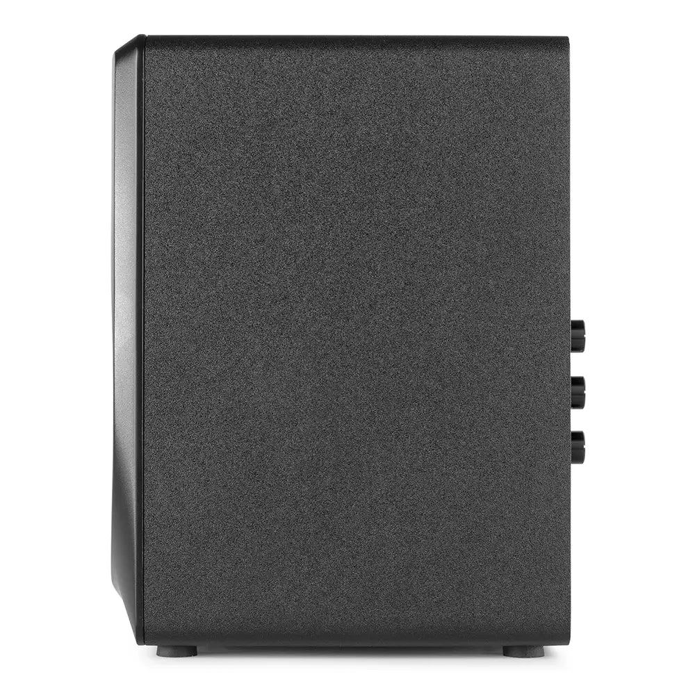 VONYX SMN50B Active Studio Monitor Speakers - 5 inch pair in black with isolation pads