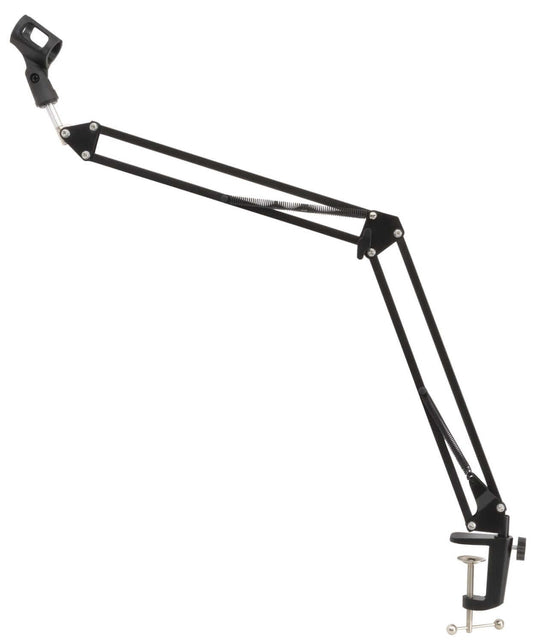Citronic SMS001 Small Studio Swivel Microphone Desk Stand Boom Arm 720mm displayed on a white background.