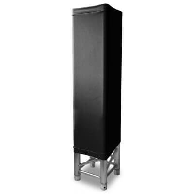 Black lycra truss sleeve for Beamz 2-meter truss system