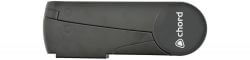 Lightweight folding stand for electric and acoustic guitars, suitable for various guitar types.