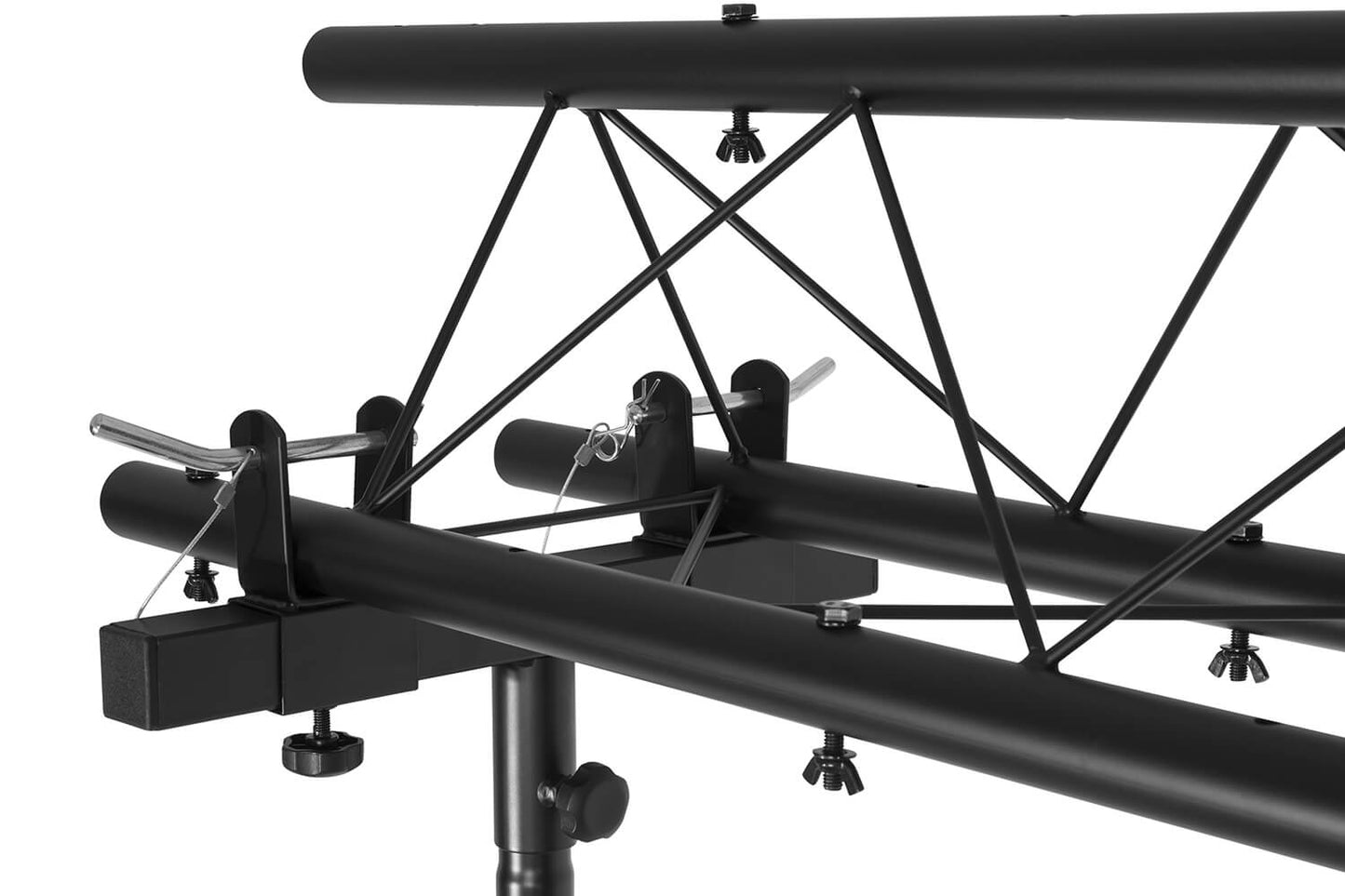 Beamz LB100T 3m x 4m Light Bridge with 2 T-Bars, Steel, 100kg Load
