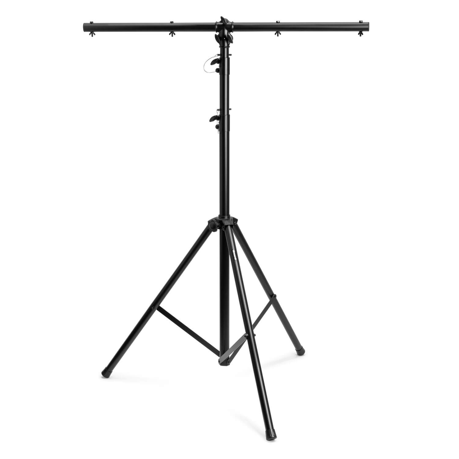 Beamz LS30T 3-Meter T-Bar with Foldable Tripod Lighting Stand, 25kg Load - Side View