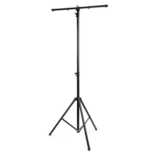 Beamz LS30T 3-Meter T-Bar with Foldable Tripod Lighting Stand, 25kg Load - side view