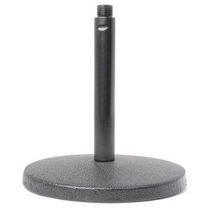 VONYX TS01 short table stand for microphones, featuring a 15cm height and a heavy die-cast base.