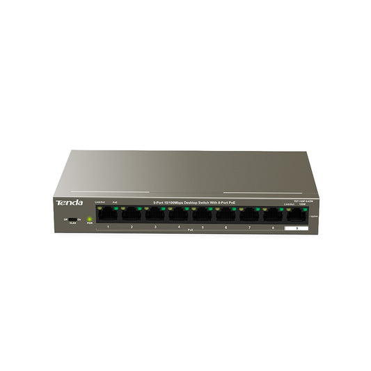 Tenda TEF1109P 9-Port Fast Ethernet Switch with PoE