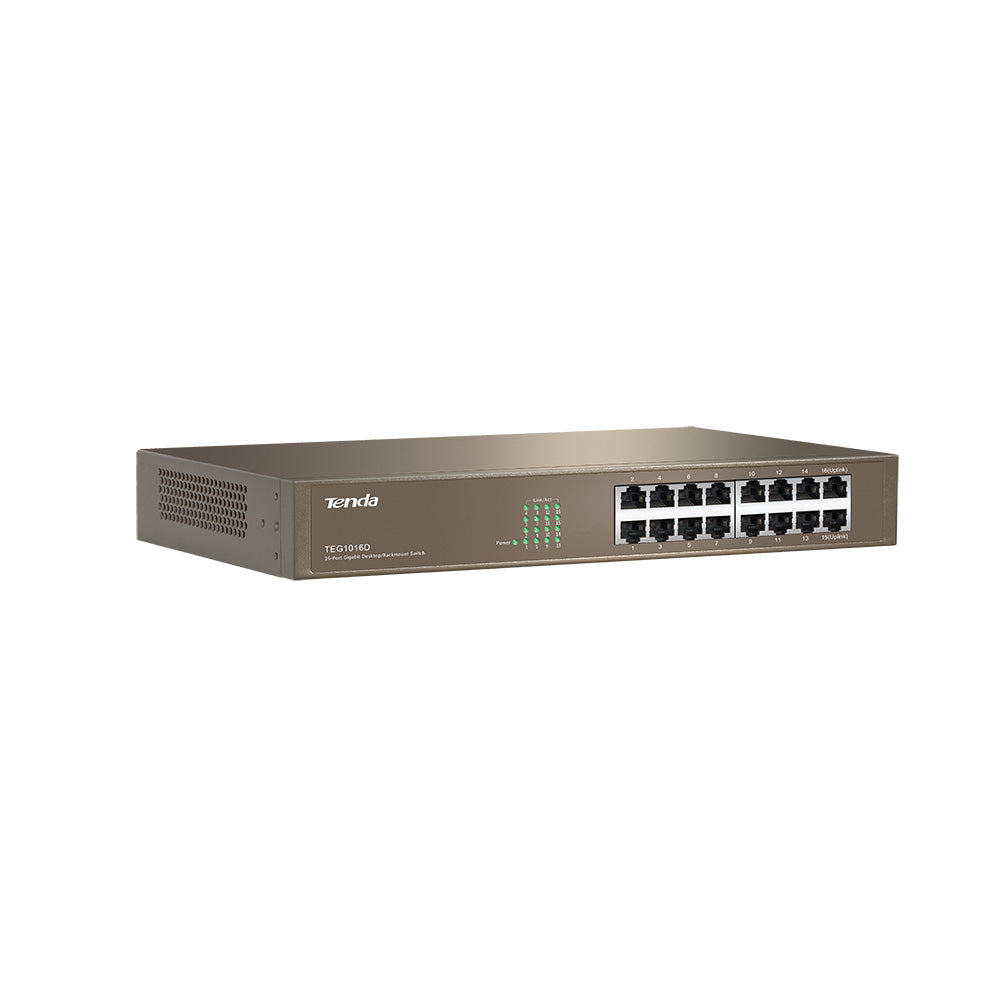 Tenda 16-Port Gigabit Rack Mount Switch