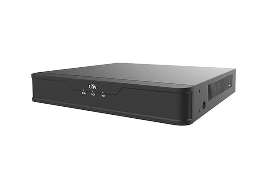 UNV EASY 8-Channel NVR - 1 HDD Slot, 8 PoE Ports