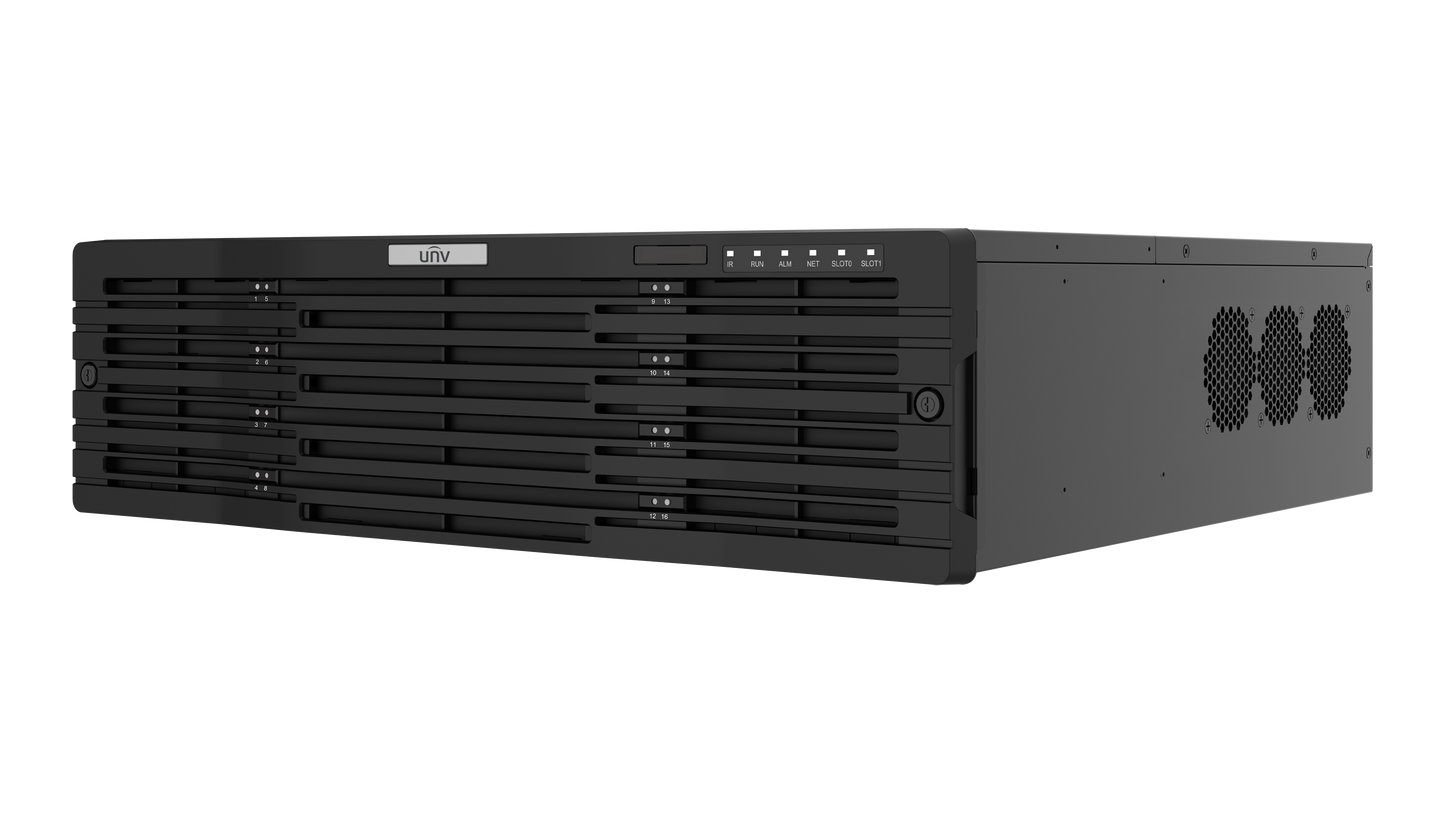 UNV PRO Series 64-Channel NVR - 16 HDD Slots