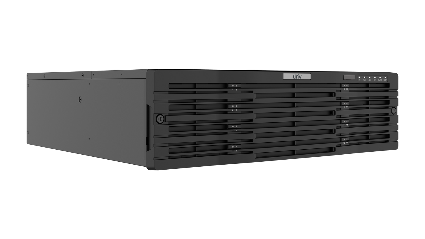 UNV PRO Series 64-Channel NVR - 16 HDD Slots