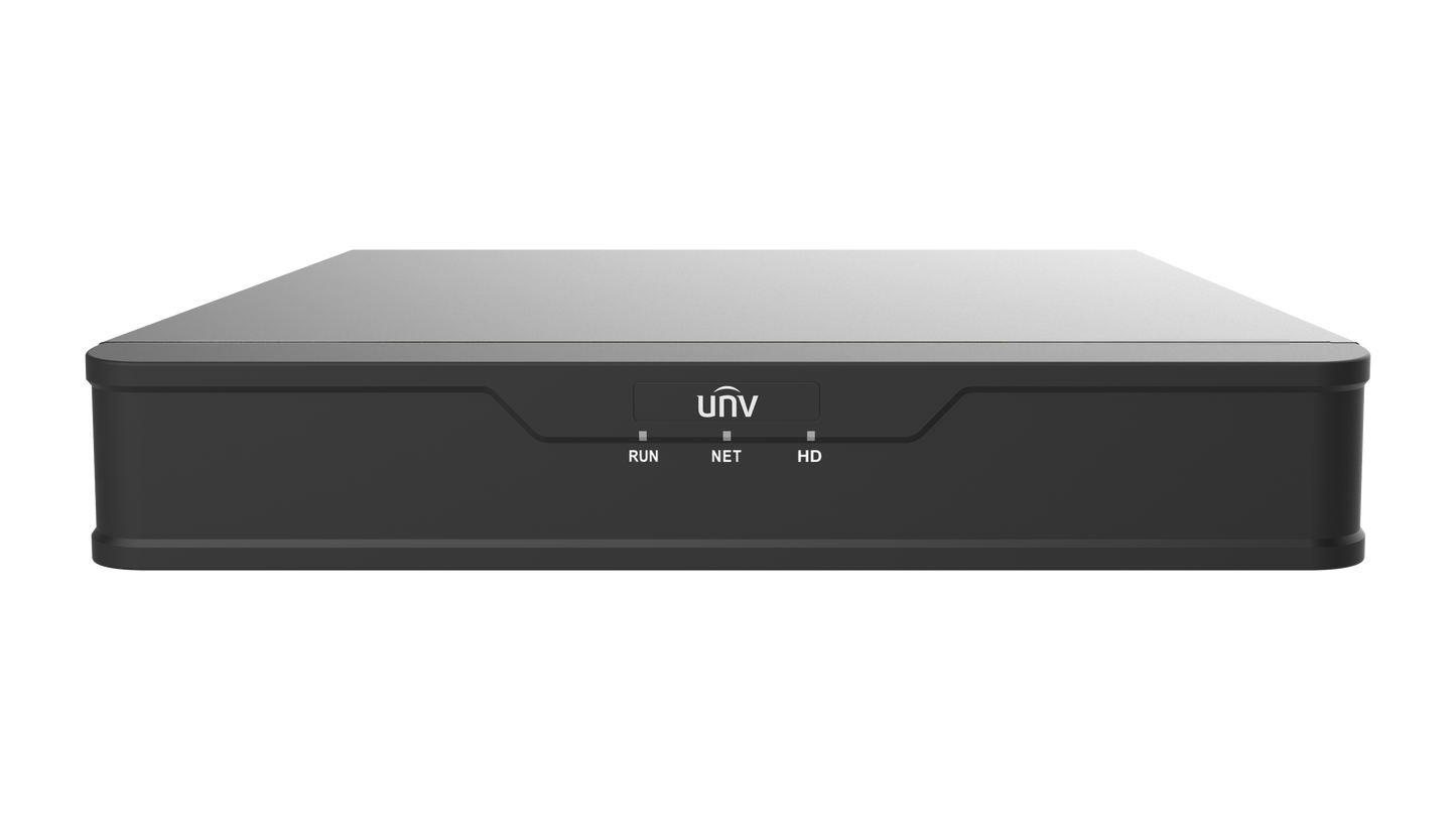 UNV EASY 4-Channel NVR - 1 HDD Slot, 4 PoE Ports