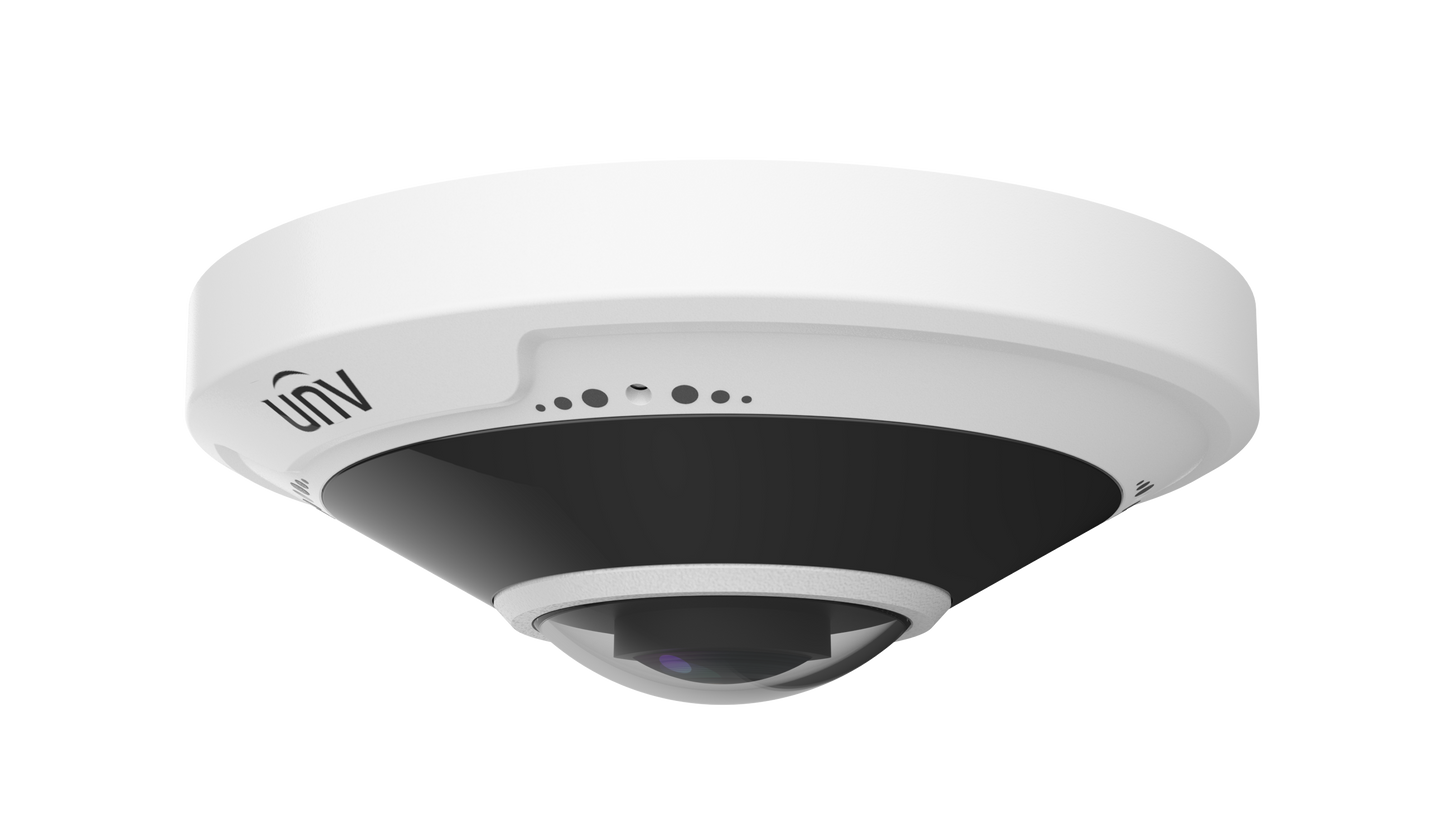 UNV 5MP Vandal-Resistant 360° Fisheye Dome Camera