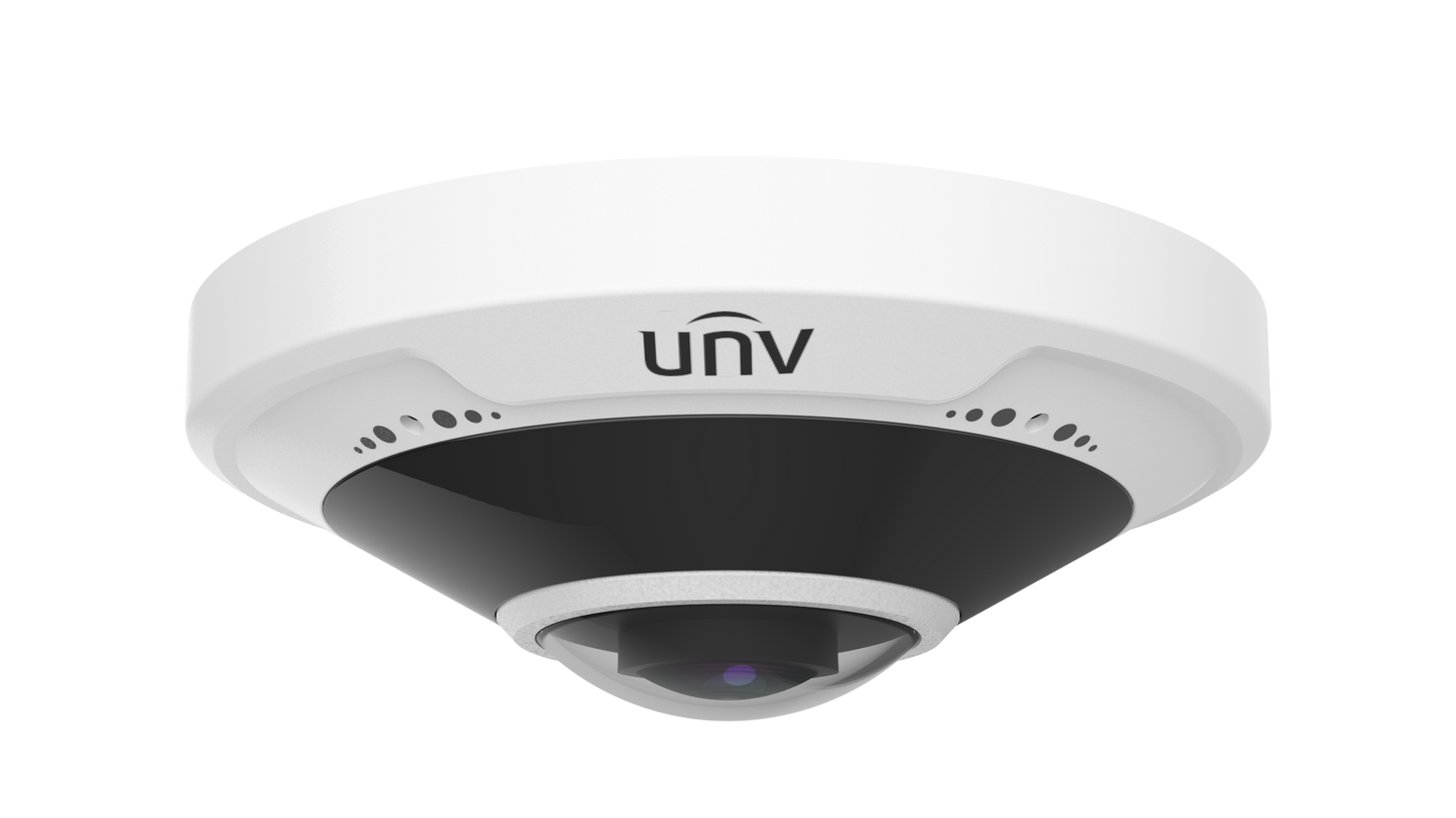 UNV 5MP Vandal-Resistant 360° Fisheye Dome Camera