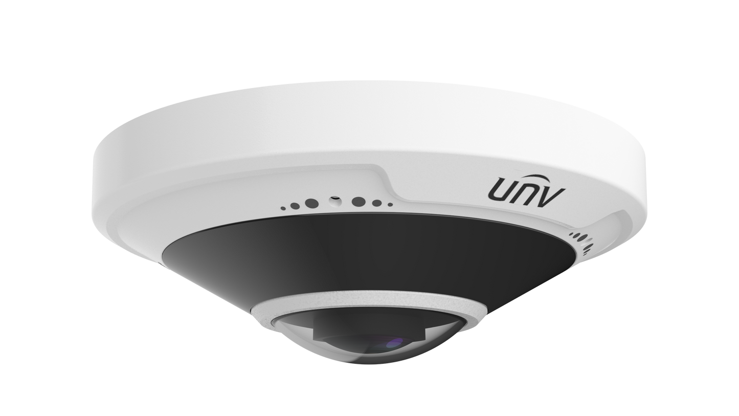 UNV 5MP Vandal-Resistant 360° Fisheye Dome Camera