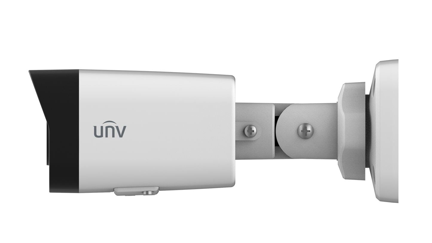 UNV Ultra H.265 8MP Fixed Mini Bullet IP Camera - Focused View