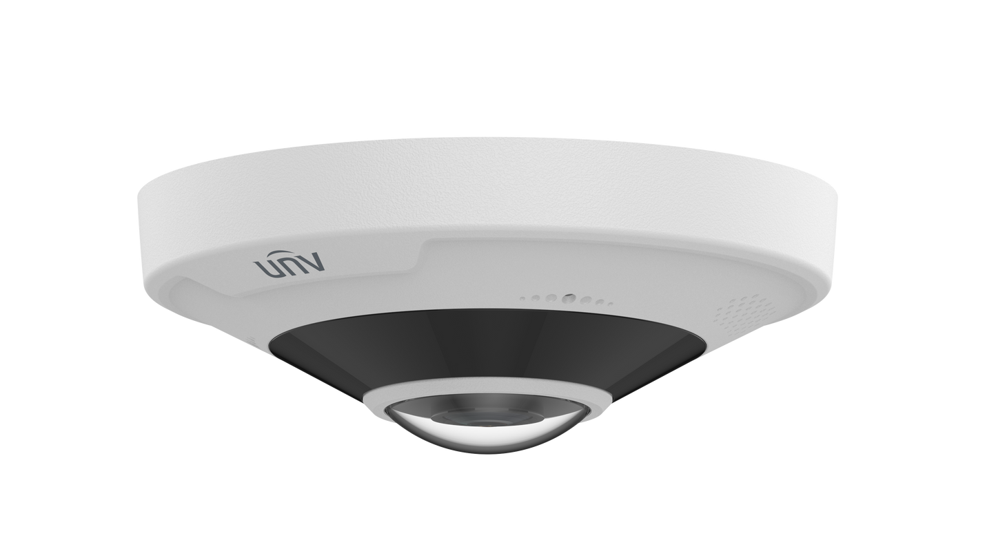 UNV Ultra H.265 12MP Vandal-Resistant Fisheye Dome