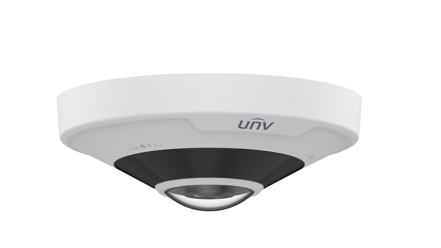 UNV Ultra H.265 12MP Vandal-Resistant Fisheye Dome
