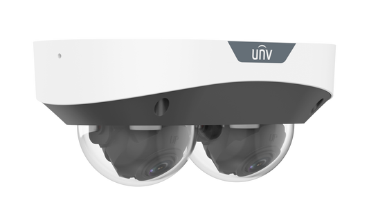 UNV Ultra H.265 Dual 4MP Fixed IP Dome Camera
