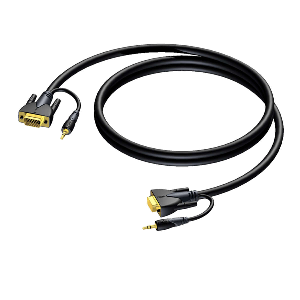 PROCAB CLV115 SVGA Male and 3.5 mm Jack Male Stereo Cable, 25 Meter length, displayed in the image.