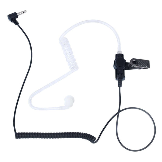 Acoustic tube earphone featuring a 3.5mm plug and a 45cm cable, designed for mono clear sound.