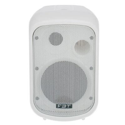 FBT J5AW 5-inch active white speaker with 80W and 40W RMS output