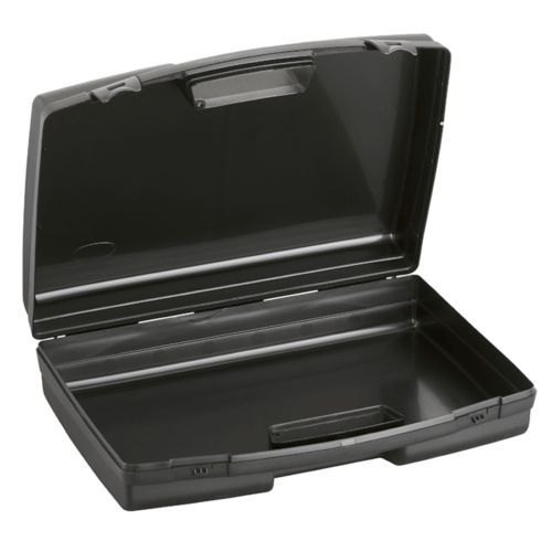 SP PAN 170/37S Black Polypropylene Carry Case with Cubed Foam, dimensions 370x310x122mm.