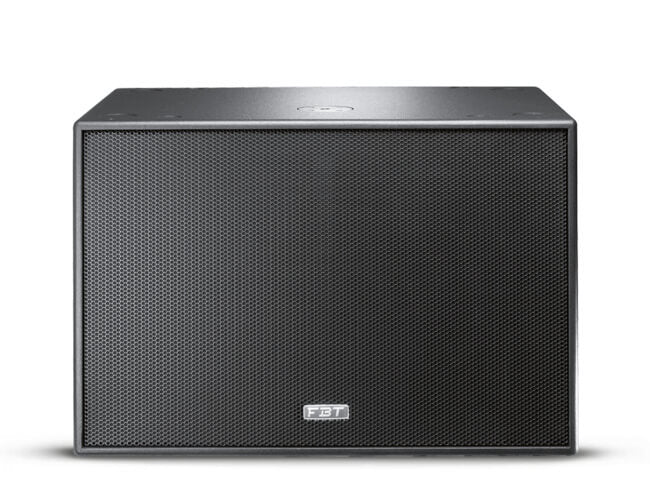 FBT SUBLINE218SA 2x18 inch 1200W RMS Reflex Active Subwoofer front view