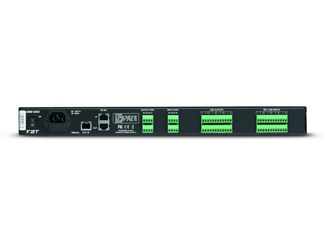 FBT AC DMM8008 Digital Matrix Mixer with multiple input and output controls