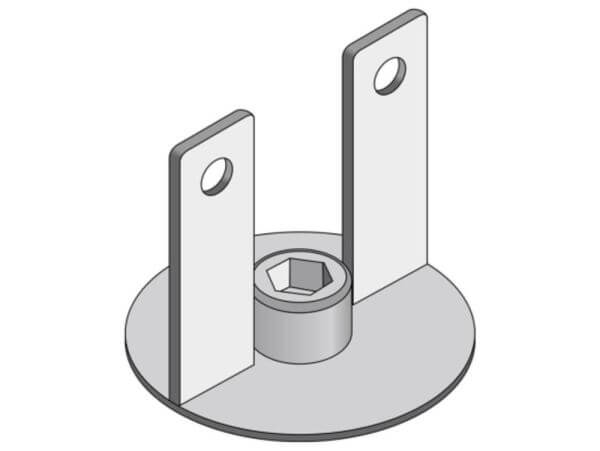 FBT MS-J210 Metal Fixing Bracket designed for MS-F210 to Subline 218/Mitus 218