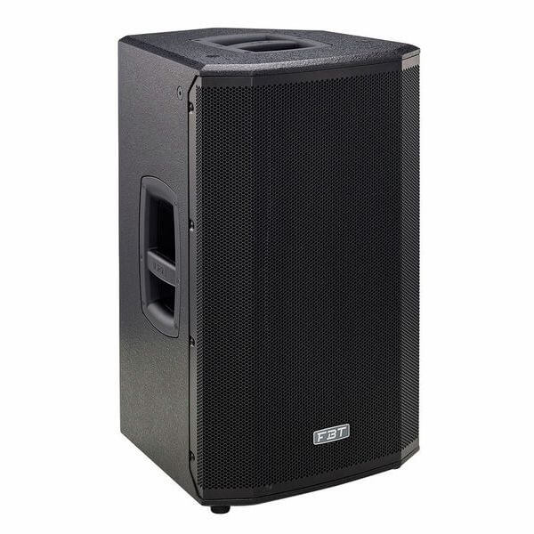 FBT VENTIS112A 12 inch active bass reflex speaker with 700W and 200W RMS, featuring a sleek design.