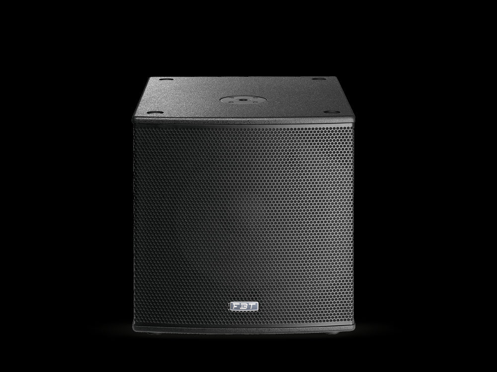 Front view of the FBT SUBLINE115SA 15 inch 700W RMS Reflex Active Subwoofer