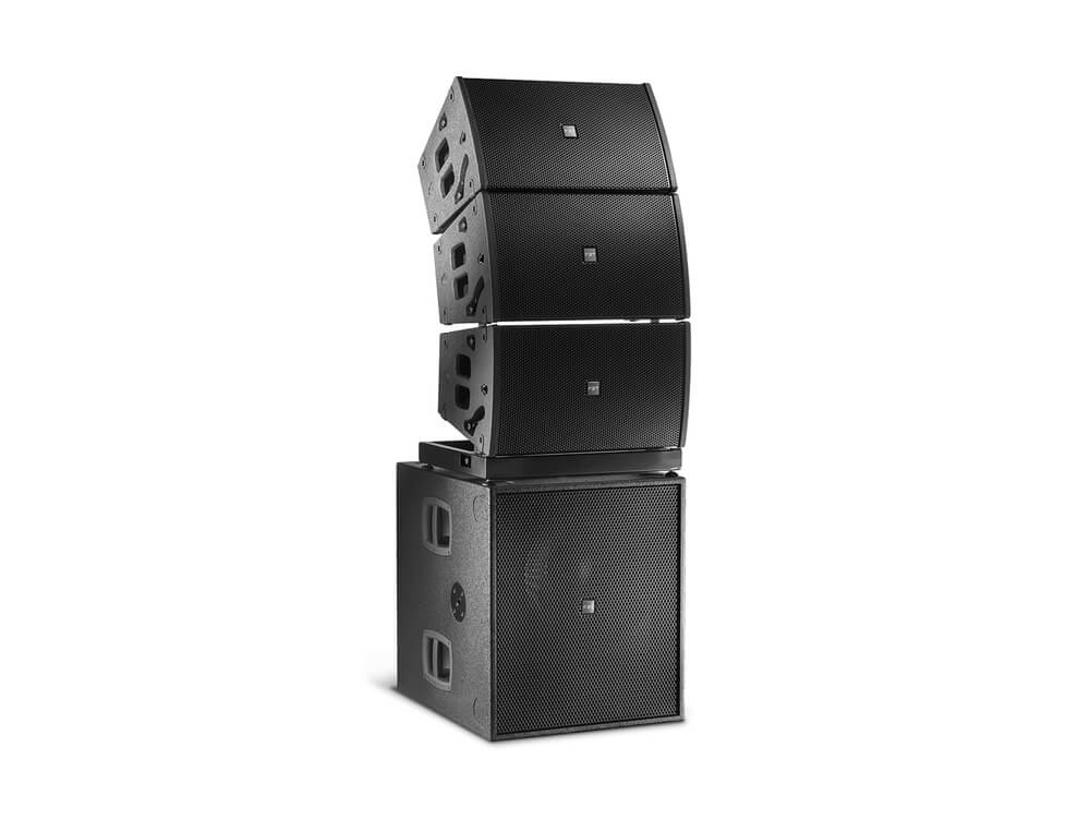 FBT VHA-B406 metal base designed for VHA406/112 and VHA118SA speakers, showcasing its sturdy construction and compatibility.