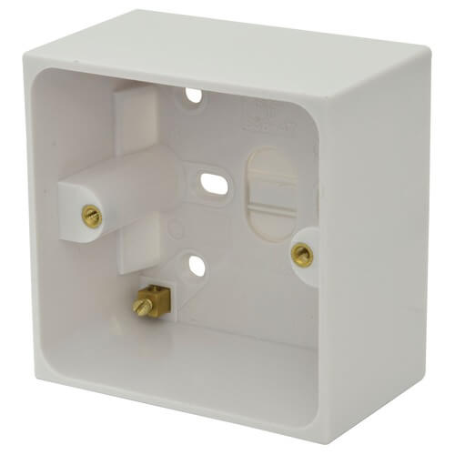 MERCURY 47mm Single Surface Back Box, Model 429.925UK, showing the product design and features.