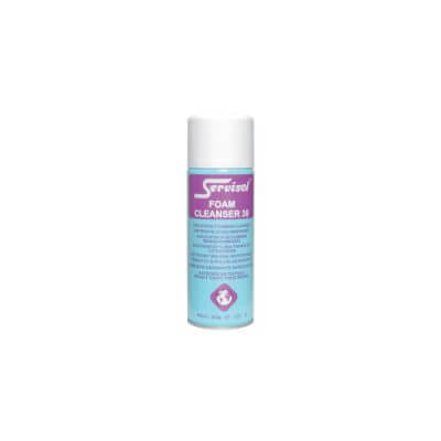 Servisol Foam Cleanser 30 - 400ml bottle, a multi-purpose cleaner designed for electronics and hard surfaces.