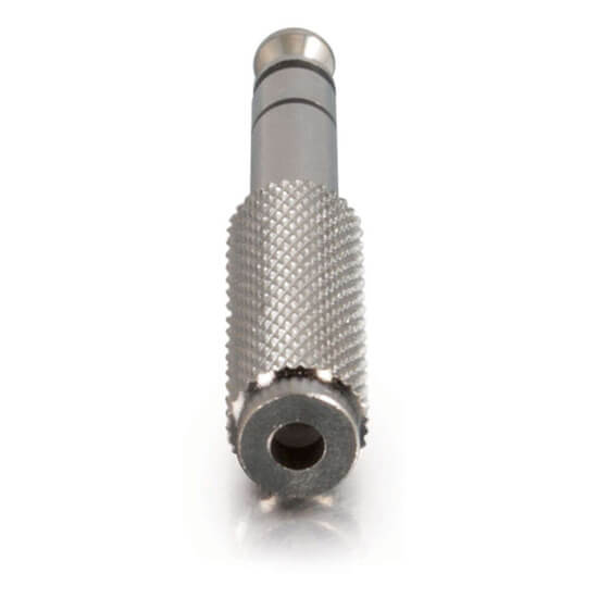 High-quality 1/4 inch stereo connector featuring a TVA 6.3mm stereo plug moulded design.